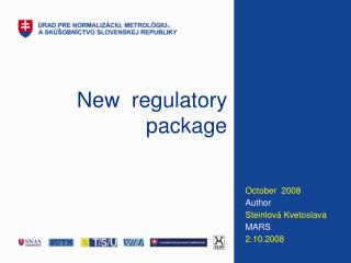 New regulatory package