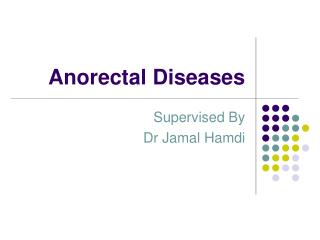 Anorectal Diseases