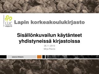 Lapin korkeakoulukirjasto