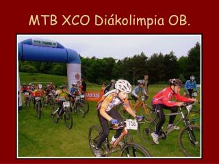 MTB XCO Diákolimpia OB.