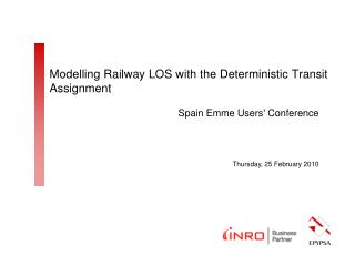 Modelling Railway LOS with the Deterministic Transit Assignment