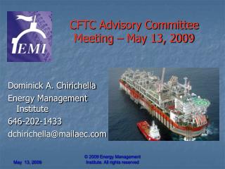 CFTC Advisory Committee Meeting – May 13, 2009