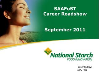 SAAFoST Career Roadshow September 2011
