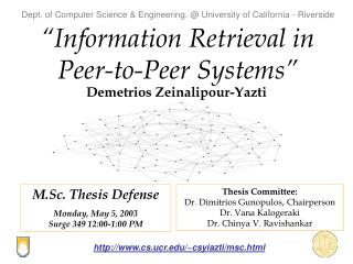 “Information Retrieval in Peer-to-Peer Systems”