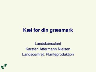 Kæl for din græsmark