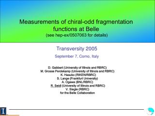 Measurements of chiral-odd fragmentation functions at Belle