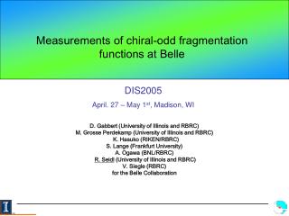 Measurements of chiral-odd fragmentation functions at Belle