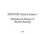 ENVS720: Extra Lecture 1
