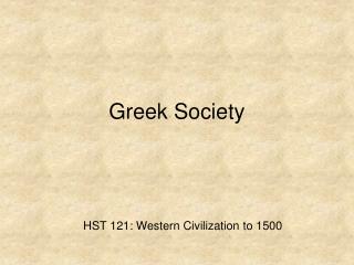 Greek Society