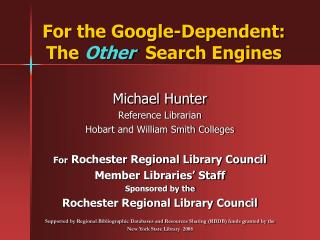 For the Google-Dependent: The Other Search Engines