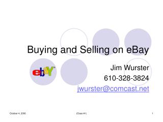 Buying and Selling on eBay