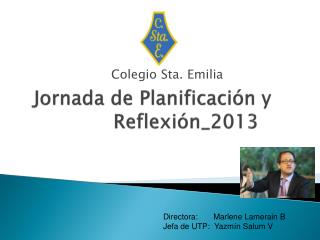 Jornada de Planificación y Reflexión_2013