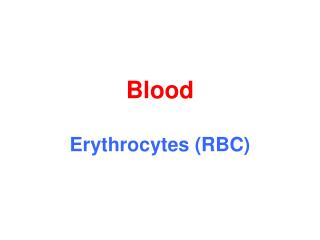 Blood