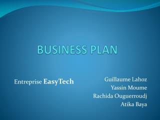 BUSINESS PLAN