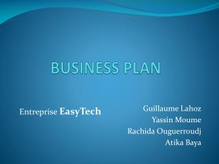 BUSINESS PLAN