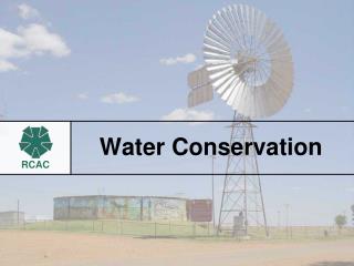 Water Conservation