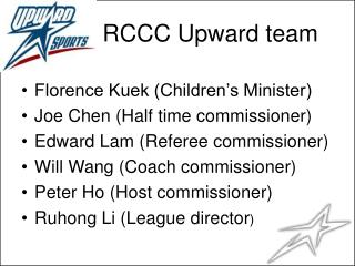 RCCC Upward team