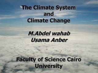 Weather and Climate