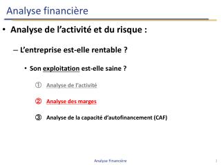 Analyse financière