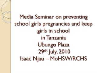 Situation of Adolescent Health