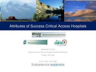 Attributes of Success Critical Access Hospitals