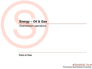 Energy – Oil &amp; Gas