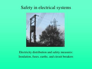 Safety in electrical systems