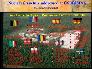 CEA Saclay CSNSM Orsay GANIL Caen IPN Orsay