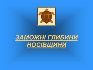 ЗАМОЖНІ ГЛИБИНИ НОСІВЩИНИ