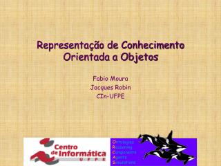 Representação de Conhecimento Orientada a Objetos