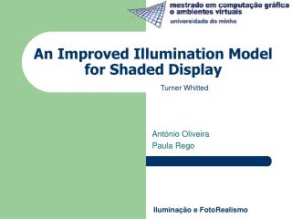 An Improved Illumination Model for Shaded Display