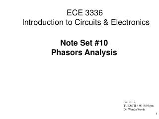 ECE 3336 Introduction to Circuits &amp; Electronics