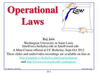 Operational Laws