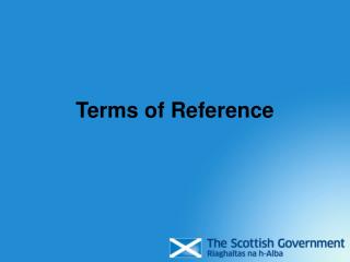 Terms of Reference