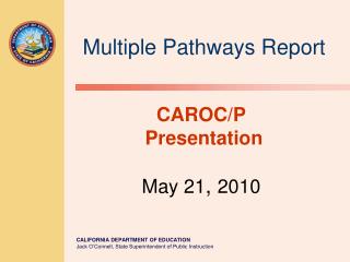 CAROC/P Presentation May 21 , 2010