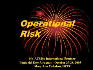 Operational Risk