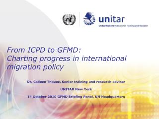 From ICPD to GFMD: Charting progress in international migration policy