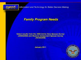 Family Program Needs