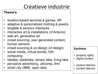 Creatieve industrie