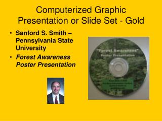 Computerized Graphic Presentation or Slide Set - Gold