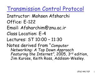 Transmission Control Protocol