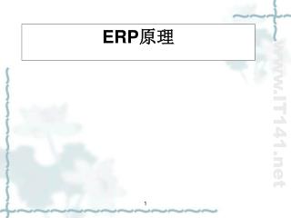 ERP 原理