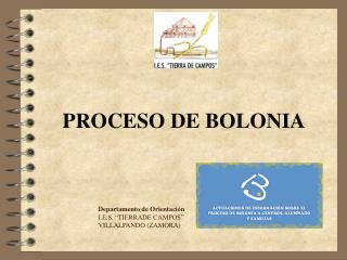 PROCESO DE BOLONIA