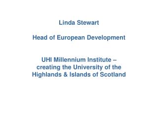 Population of the Highlands &amp; Islands