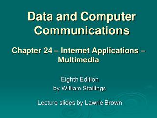 Data and Computer Communications