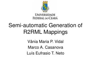 Semi-automatic Generation of R2RML Mappings
