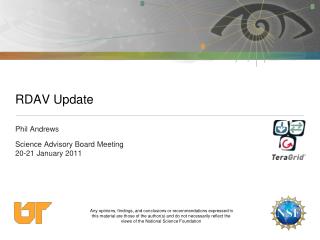 RDAV Update