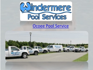 Ocoee Pool Service