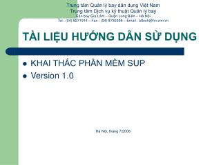 TÀI LIỆU HƯỚNG DẪN SỬ DỤNG