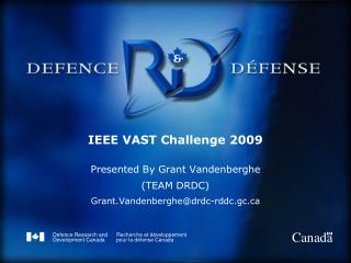 IEEE VAST Challenge 2009